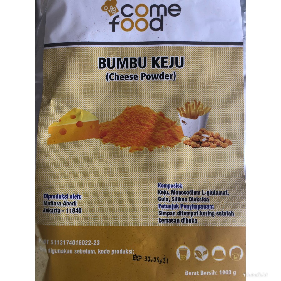 

Ay00! Bumbu tabur American Cheese 1kg / powder seasoning / keju premium