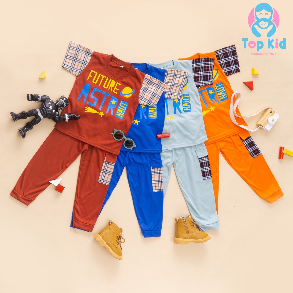 Top Kid Setelan Juno Celana Panjang Joger Anak Laki-Laki 2-9 Tahun 013