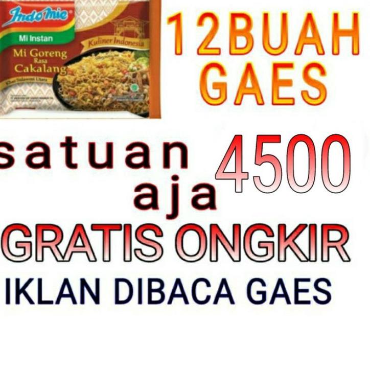 

✪ Indomie Cakalang GORENG Mie Instan 12 buah ➱