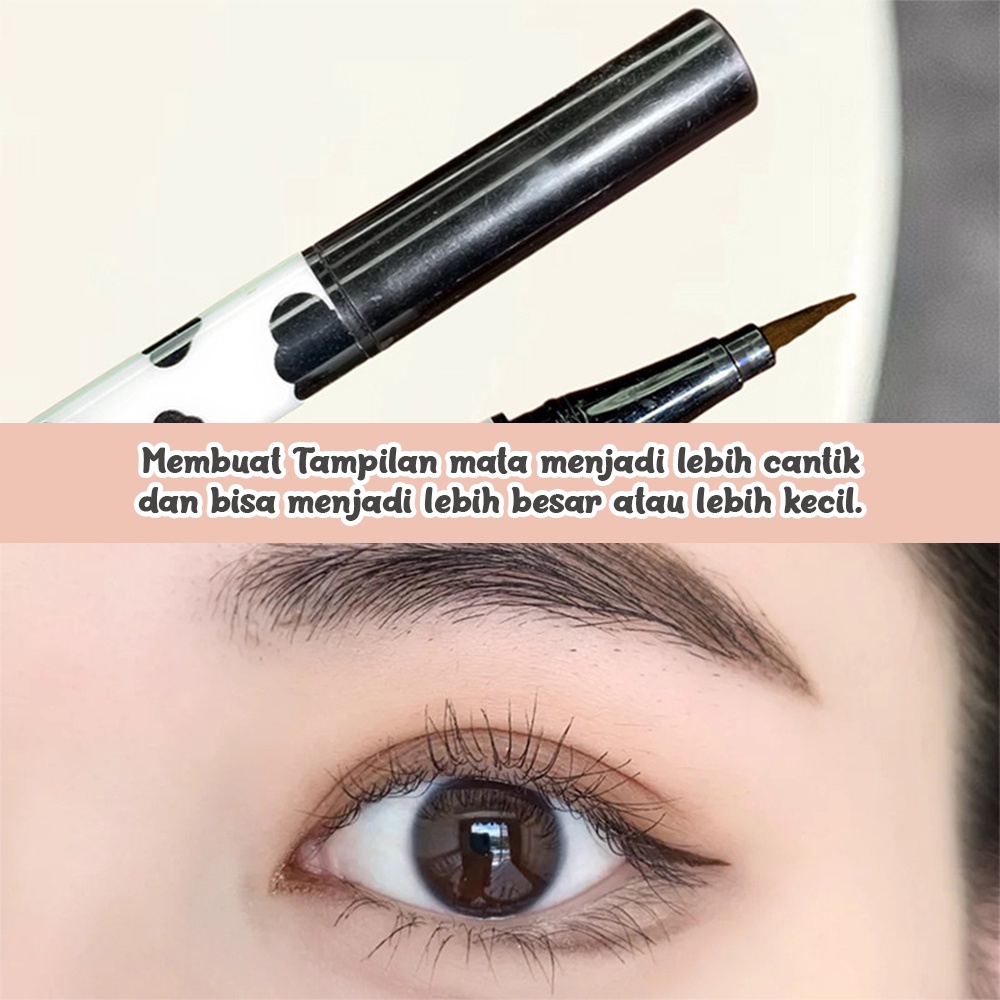 Pretty Pen Eyeliner Makeup Long Lasting Waterproof/Eye Long Liquid Eyeliner/Ujung Pena Lancip dan Cepat Kering