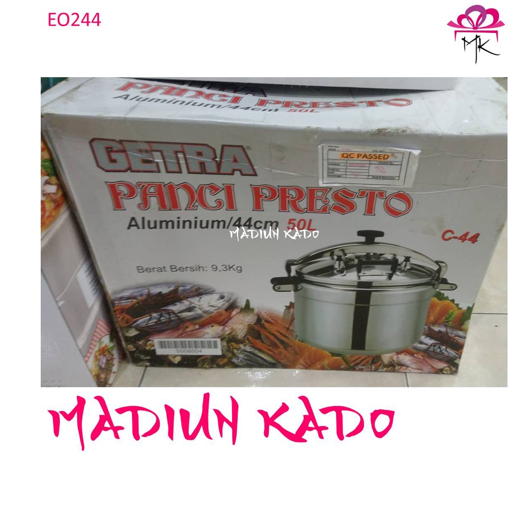 Panci Presto Getra  C44 Kapasitas 50 Liter