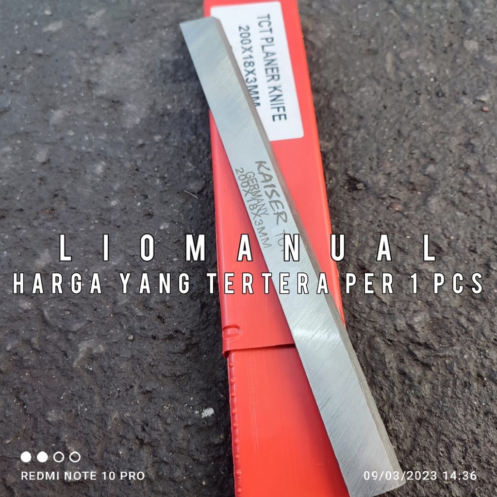 mata jointer 200 x 18 x 3 mm tct planer serut kayu duduk 20 cm
