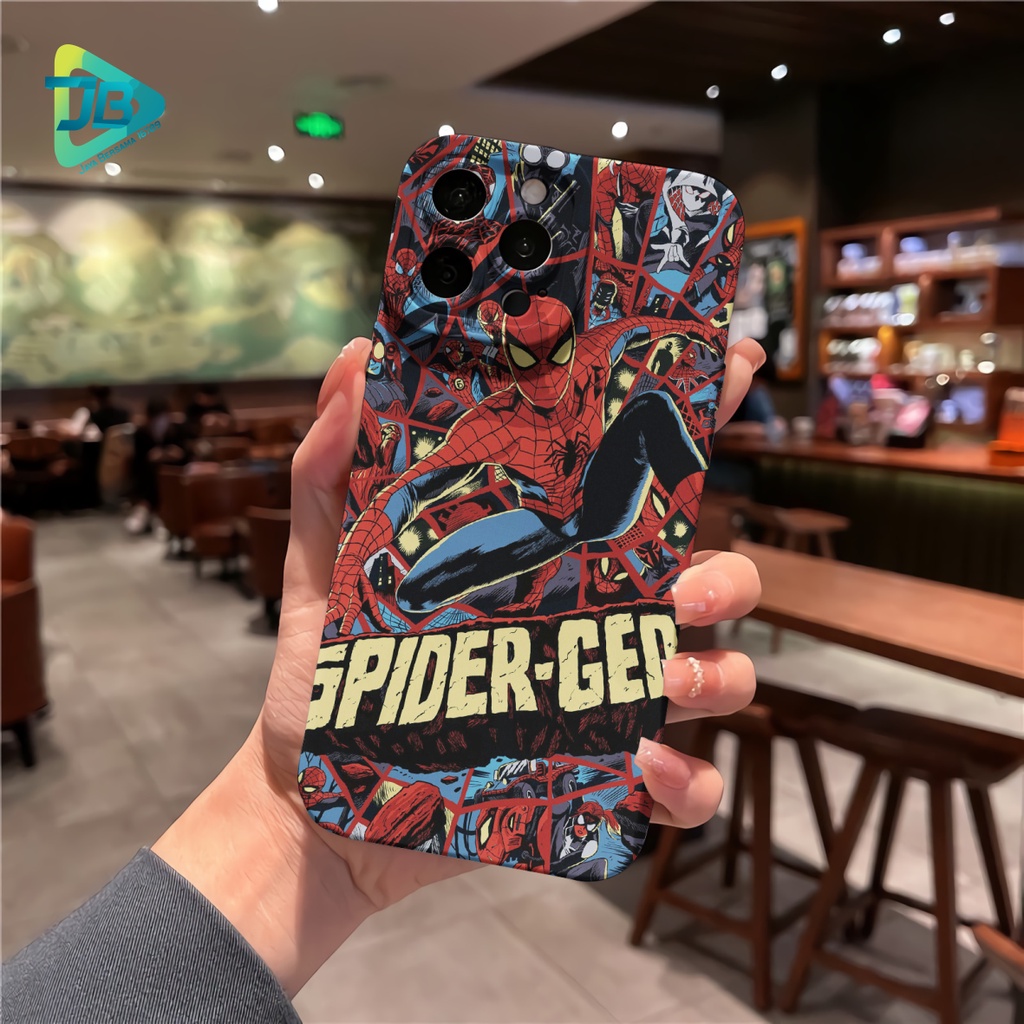 CUSTOM CASE SOFTCASE SILIKON PROCAMERA SPIDERMAN CUSTOM XIAOMI REDMI 6A 8 8A PRO 9 9A 9C 10A NOTE 8 9 10 10S POCO M3 M4 JB7836