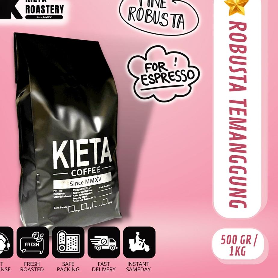 

♨ Biji Kopi Espresso Robusta Temanggung untuk Kopi Susu 1kg ♥