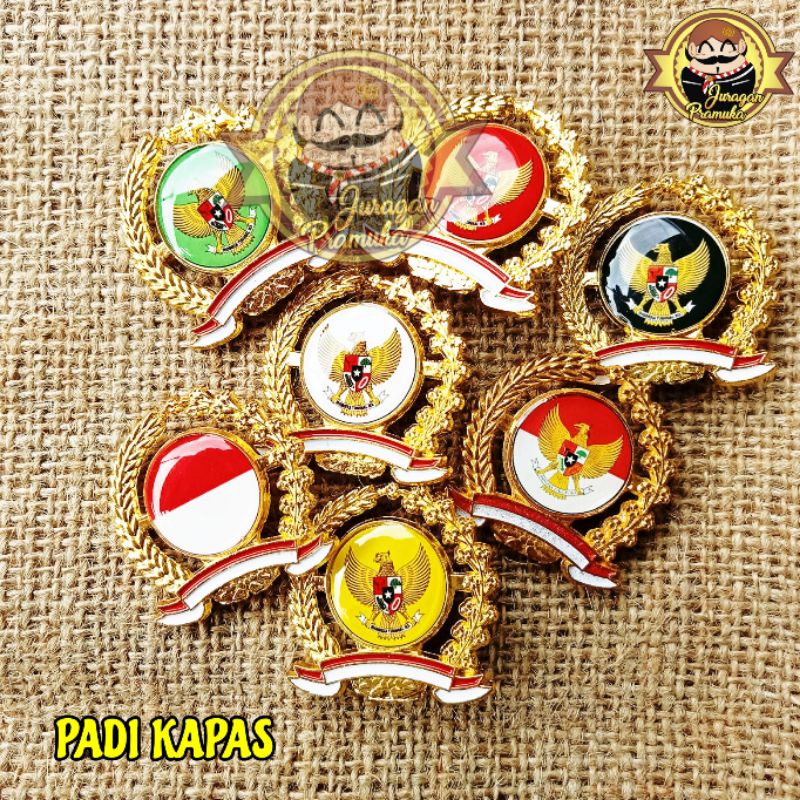 PIN GARUDA &amp; MERAH PUTIH 4 MODEL 7 WARNA