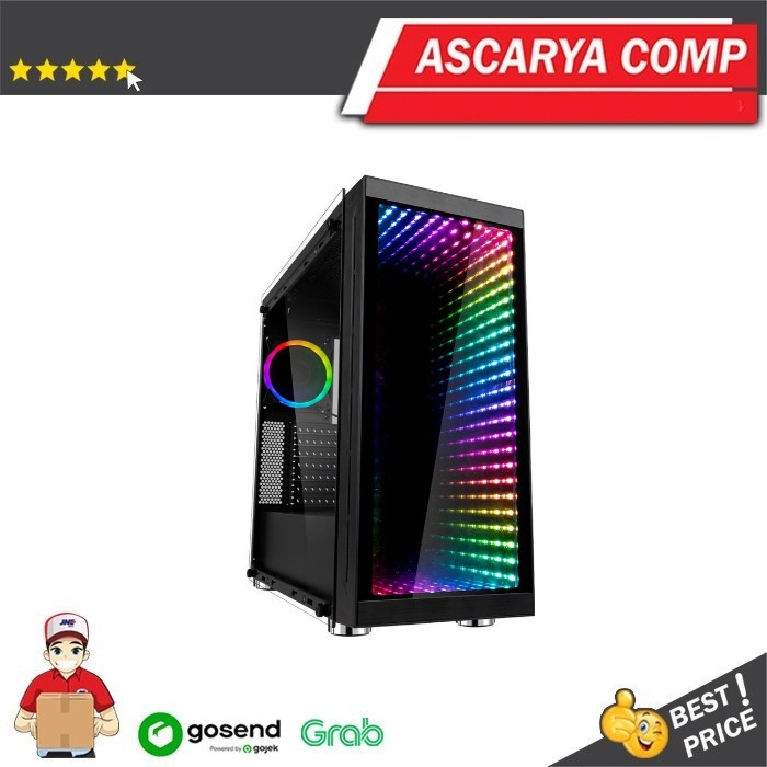 Digital Alliance DA Mirror RGB - Tempered Glass Mid-Tower Gaming Case