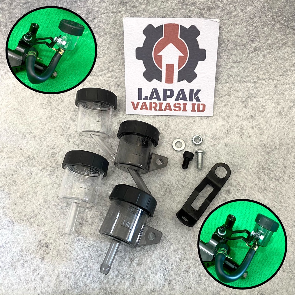 PAKET TABUNG MINYAK REM PLUS BAUT PERBIJI DEPAN BELAKANG HONDA VARIO BEAT STREET YAMAHAHA FAZZIO VIX