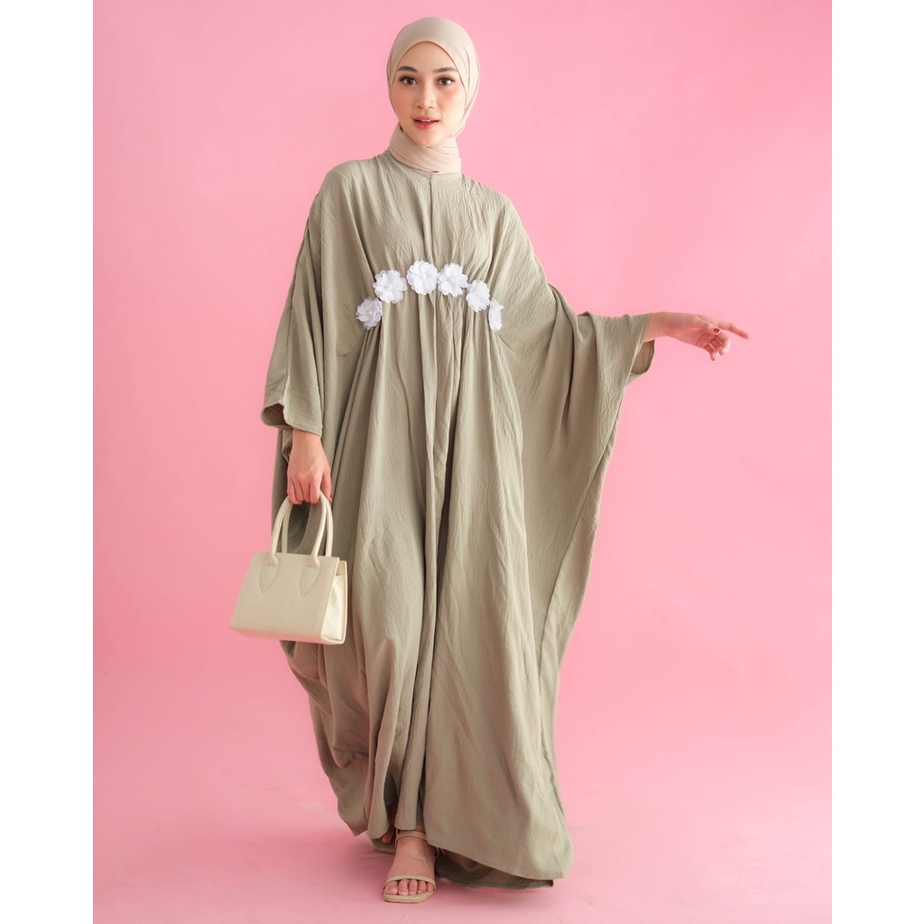 Myrubylicious RENETA KAFTAN KODE RH2562 | KAFTAN | DRESS | BAJU MUSLIMAH | KAFTAN BUNGA