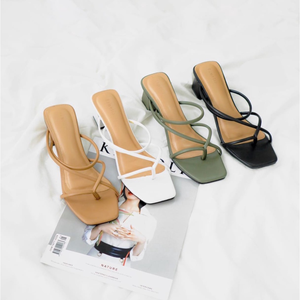 LYODRA Heels Wanita Casual Formal Tali belakang D 11