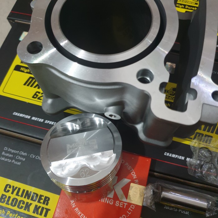 Blok kit bore up Vixion new old Xabre R15 jupit mx MOTO 1 60 62 63 BRT