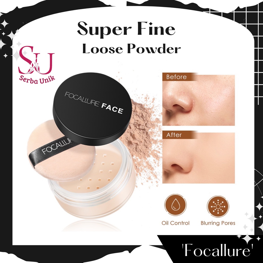 Focallure Super Fine Loose Setting Powder / Bedak Tabur
