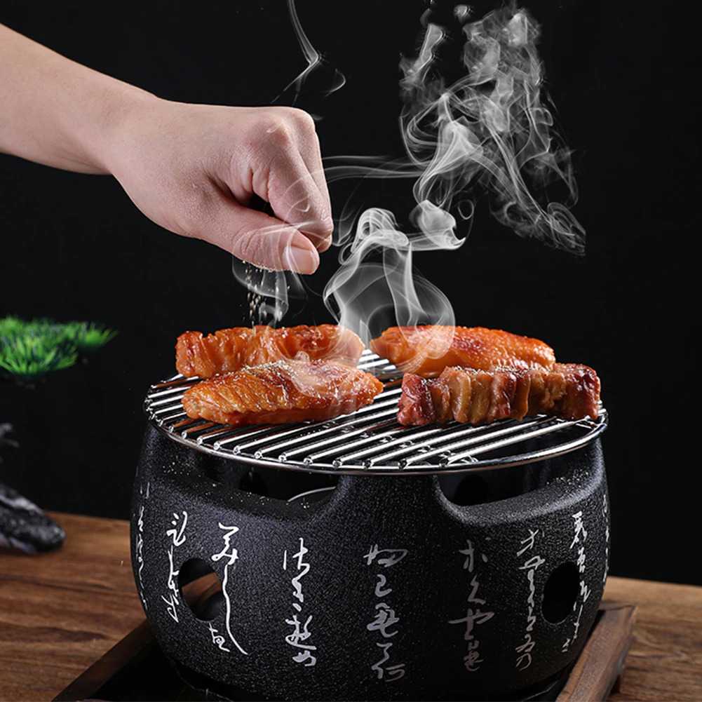 (BISA COD) FTIHSHP Aihogard Alat Panggang Arang BBQ Japanese Grill Stove 19x19 cm - H02