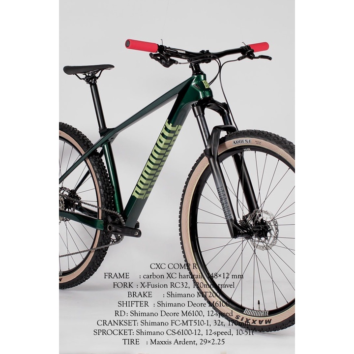 Mountain Bike MTB Dominate CXC COMP R Shimano Deore M6100, 12-speed