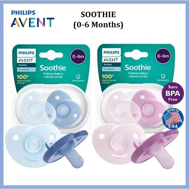 Philips AVENT Soother Heart Soothie 0-6Month - Empeng Bayi