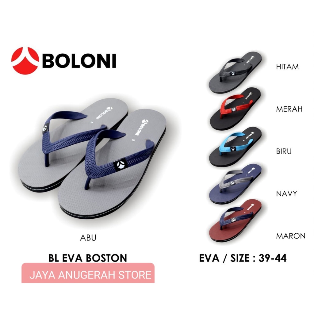 SANDAL JEPIT PRIA RINGAN DAN NYAMAN DIPAKAI BOLONI EVA BOSTON