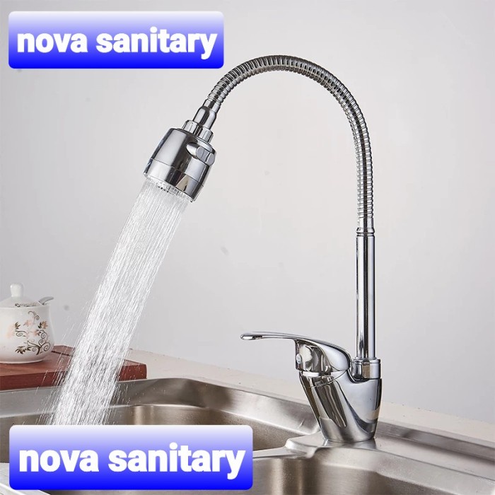 Terlaris Keran Aer Kran Air Angsa Fleksibel Panas Dingin /Kran Kitchen Sink