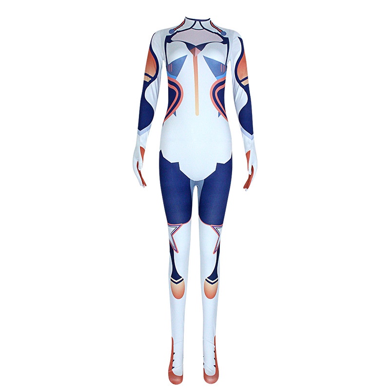 Adults Overwatch D.VA Cosplay Halloween Costume Dva Women Mercy Spandex Anime Ayanami Rei Jumpsuits Bodysuit