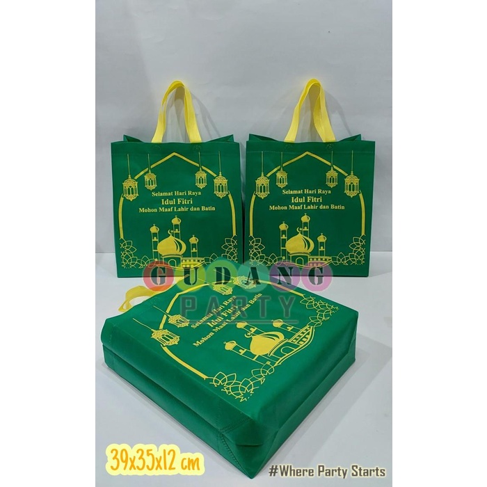 

Spunbond Box Press Idul Fitri/Goody Bag/Tas Spunbond/Kantong Lebaran 017