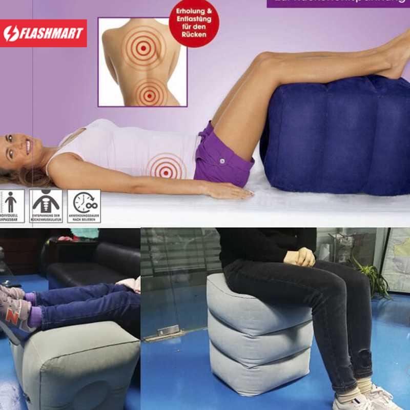 Flashmart Bantal Angin i Portabel Inflatable Relaxing Feet Pillow - IAF-05