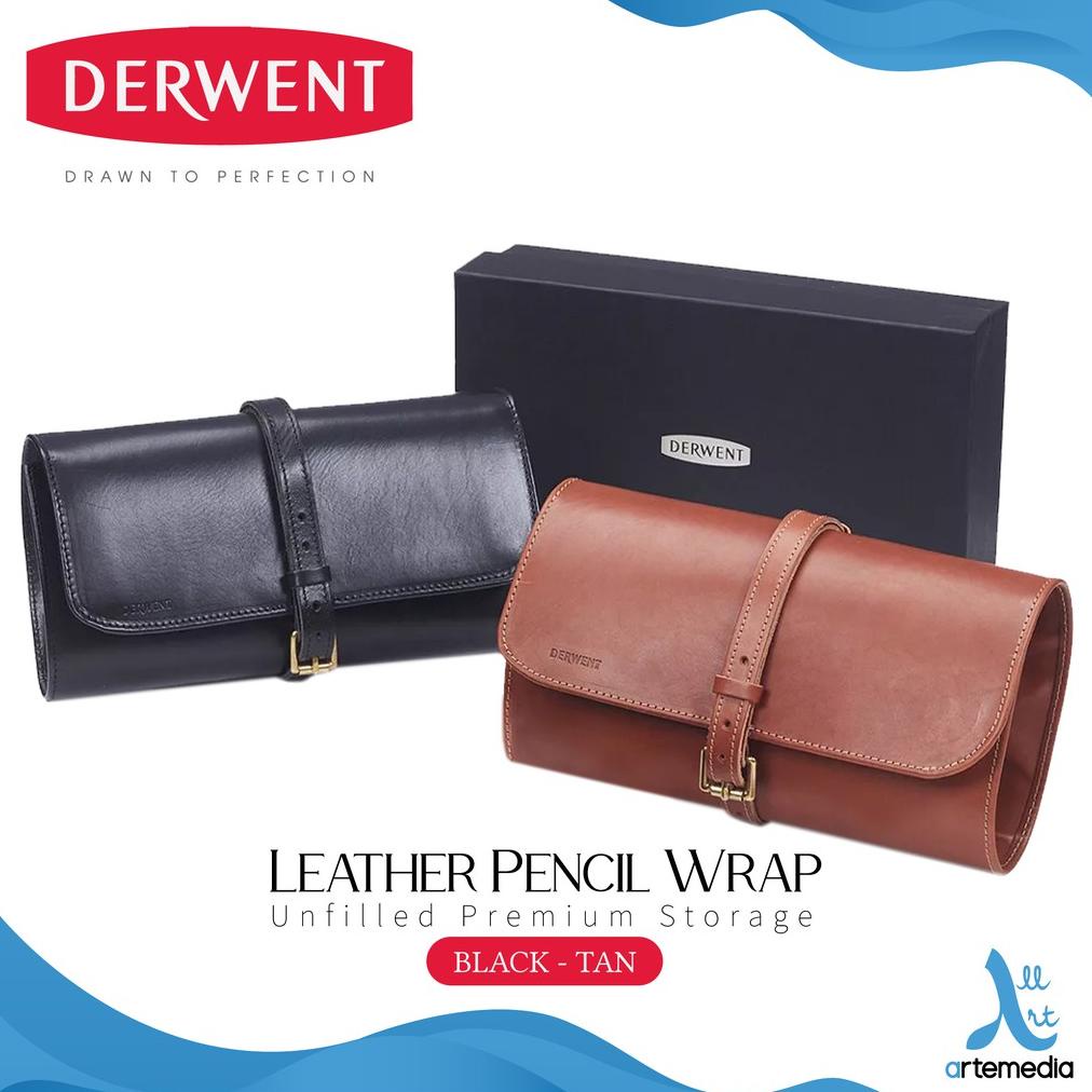 

Tempat Pensil Derwent Leather Pencil Wrap Unfilled Premium Storage