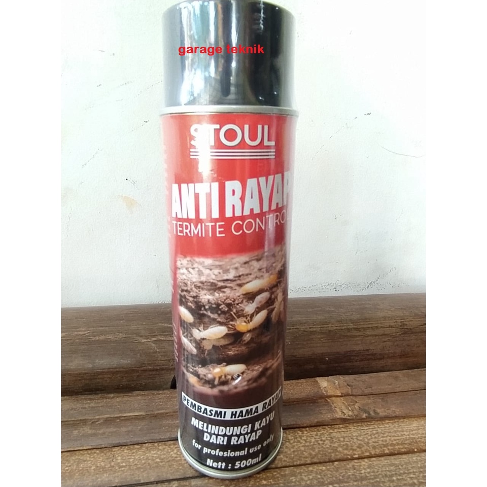Stoul Anti Rayap+Obat Anti Rayap Spray semprot+Pembasmi Rayap+Spray Anti ampuh kayu tanah bayer