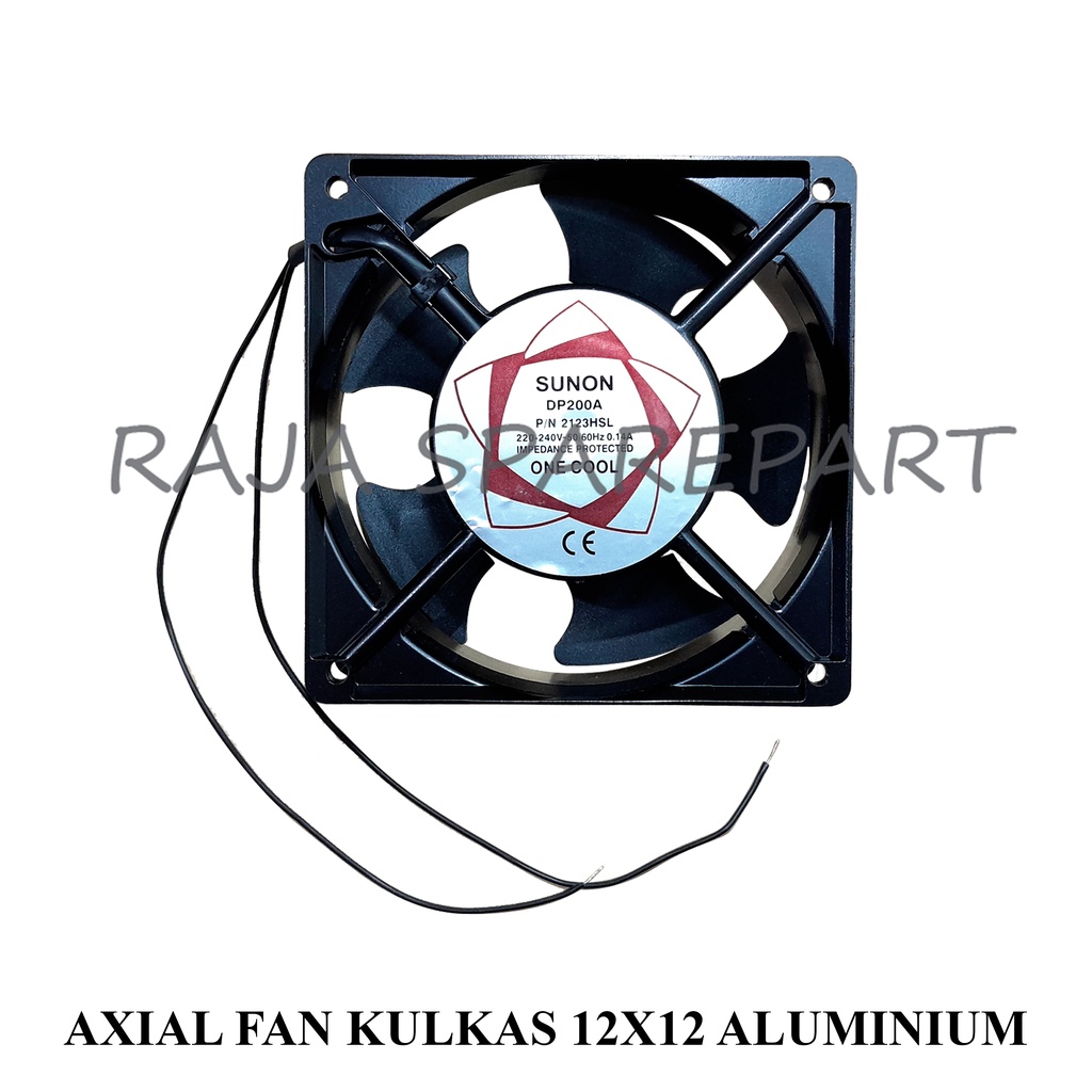 Kipas Angin Pendingin / Cooler Fan / Axial Fan AC220V 12cm x 12 ALUMINIUM SUNON