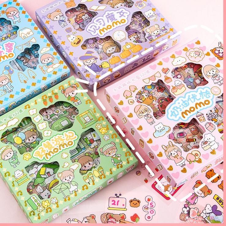

Kejar Promo (100 lembar)TELADO Stiker Aesthetic Design DIY/Sticker botol minum 2D plastik anti air/Buku Diary Stiker Motif/Stiker Anti Air Botol Hp Laptop Lucu PET Telado