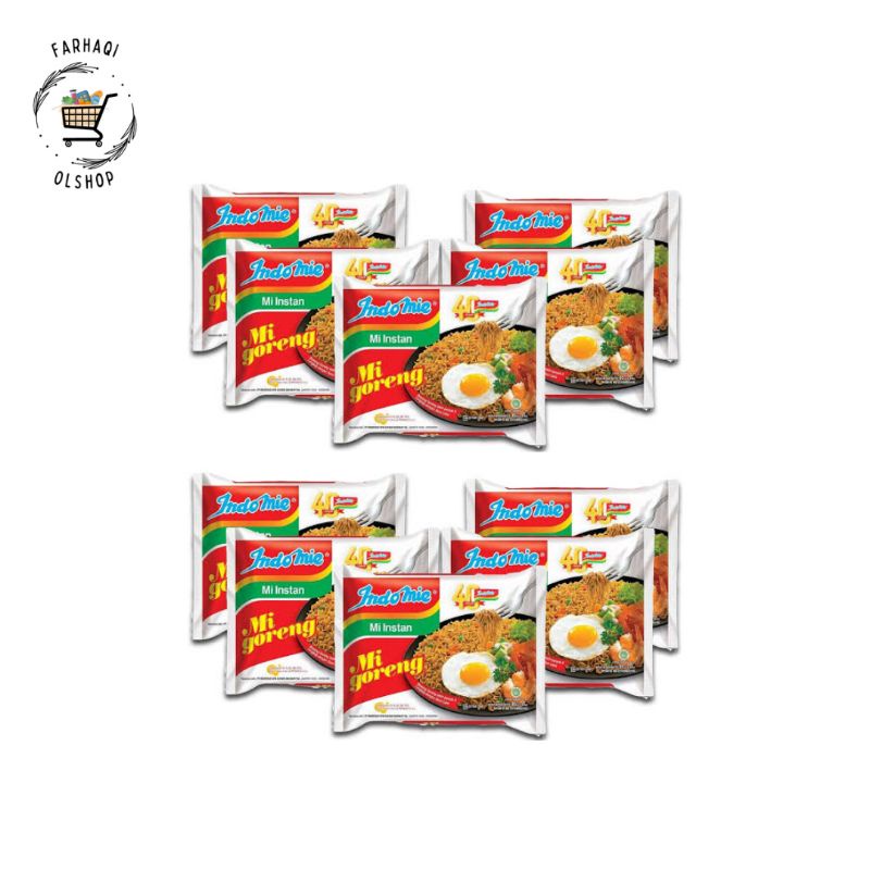 

Indomie goreng 85 gr (Isi 10 pcs)