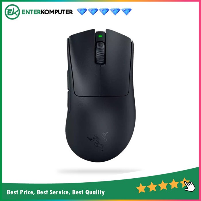 Razer DeathAdder V3 Pro - Ultra-lightweight Wireless Mouse - Black