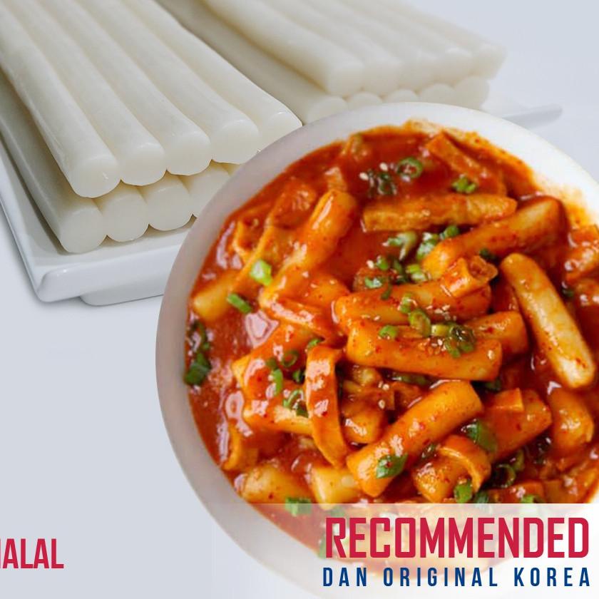 

۝ TTEOKBOKKI 200 GR + SAUCE FRESH SAMWON - TTEOK TOPOKKI TOKPOKI KOREAN FOOD RICE CAKE KUE BERAS KOREA ●