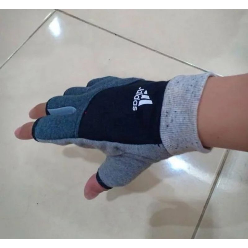 Sarung Tangan Motor Pria Wanita Pendek Half Finger Setengah Jari Tebal Bagus Murah Anti Panas Recommended / Kaos Tangan Sepeda Termurah Tebaik Berkualitas Goes
