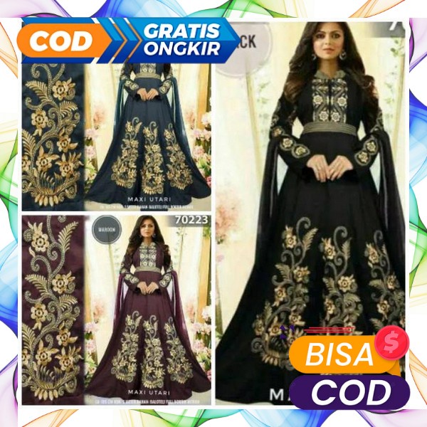 Gamis Abaya Terbaru Turki Matt Ceruty Babydoll Aksen Full Renda Premium Savira Abaya Gamis Putih Mew