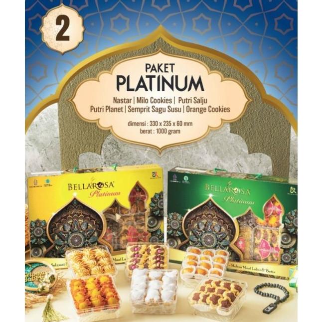 

PARSEL RAMADHAN BELLAROSA PARCEL LEBARAN KUE KERING PLATINUM SERIES 1 BOX 6 TOPLES EL09I09A82L