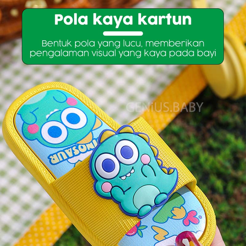 Sandal Anak Prermpuan Sandal Slop Anak Laki-laki Cewek Motif Karakter Lucu Sepatu Fashion Baru Kekinian Sendal Sandal Anak