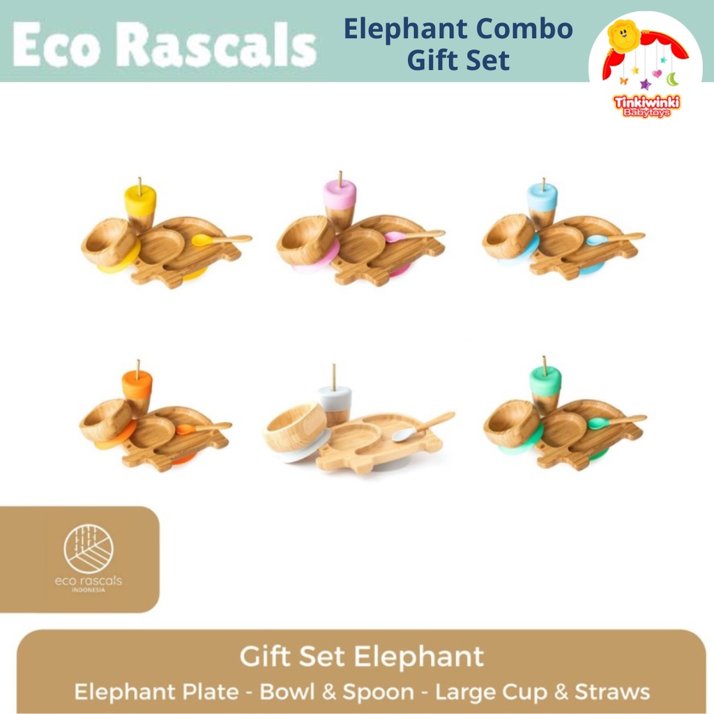 Ecorascals Elephant Combo Gift Set