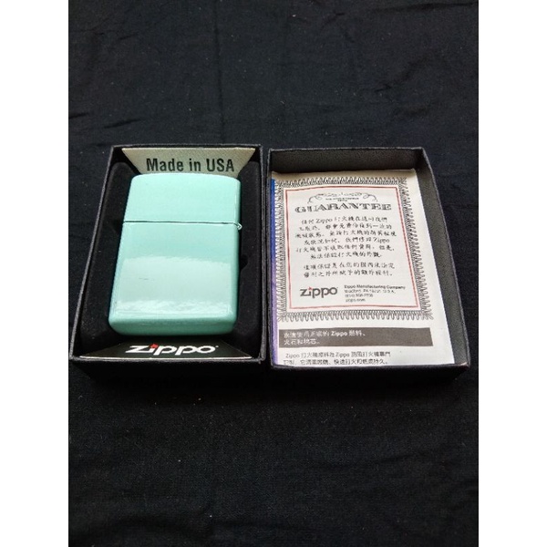 Korek Api Zippo Biru Blue Outdoor Pemantik Free Box Exlusive