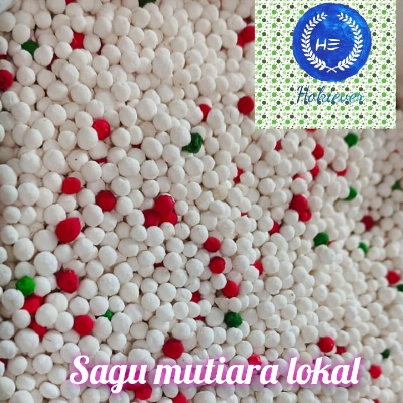 

sagu mutiara LOKAL MERAH PUTIH 1KG