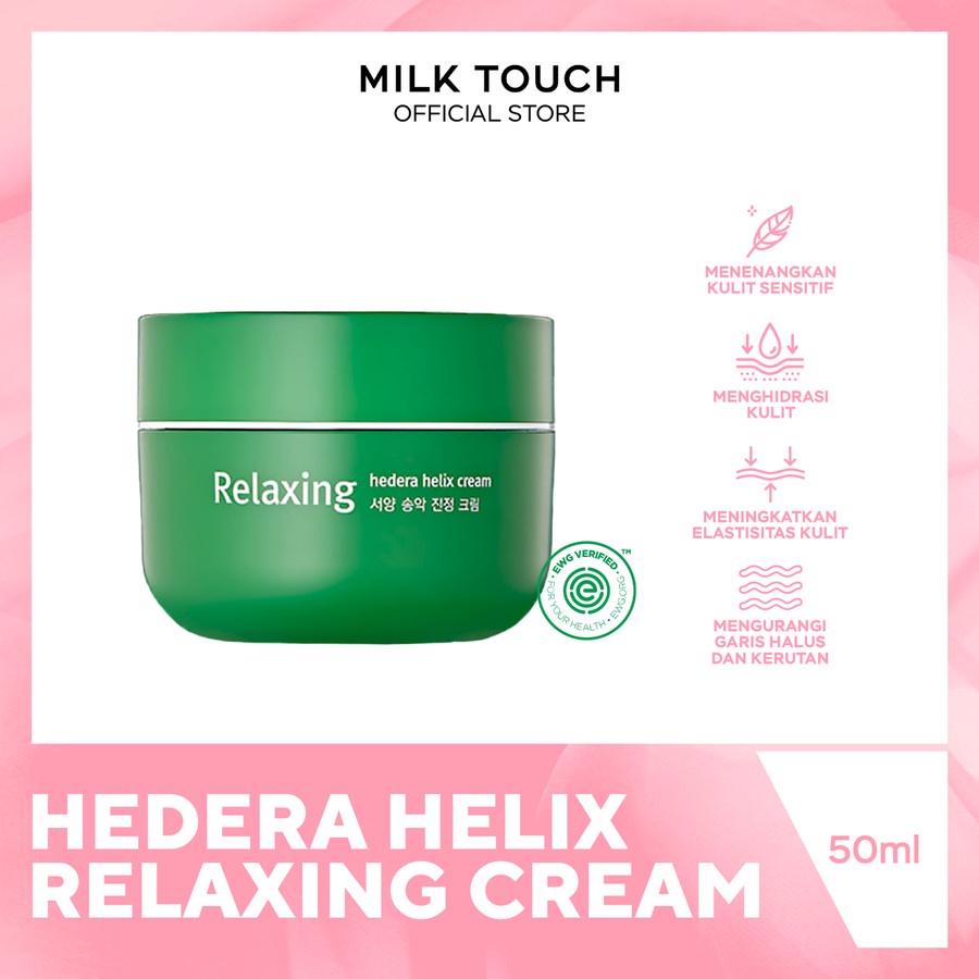 MILK TOUCH Hedera Helix Relaxing Cream 50 mL | Hydrating