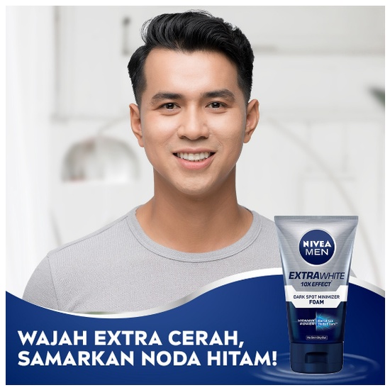 NIVEA MEN Extra Bright Dark Spot Minimizer Facial Foam - 100 ml