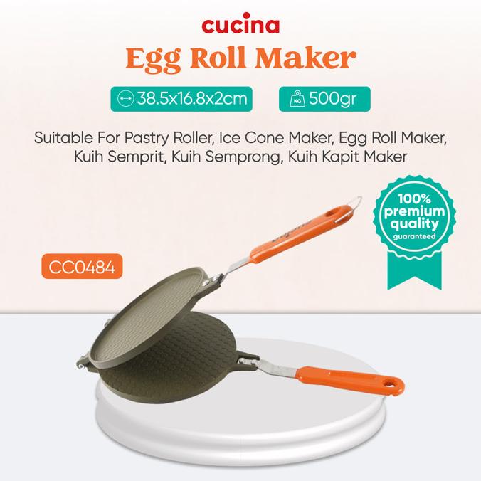 Big Sale Cucina Egg Roll Maker - Cetakan Kue Semprong / Cetakan Es Cream Cc0484 Original