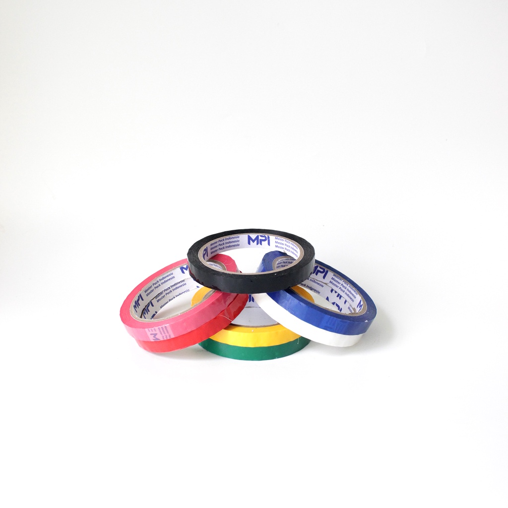 Isolasi Warna-Warni 12mm - Lakban Opp Tape Warna 12mm