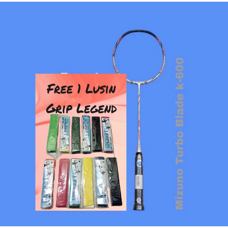Raket Badminton Mizuno Turbo Blade K-600 silver-black