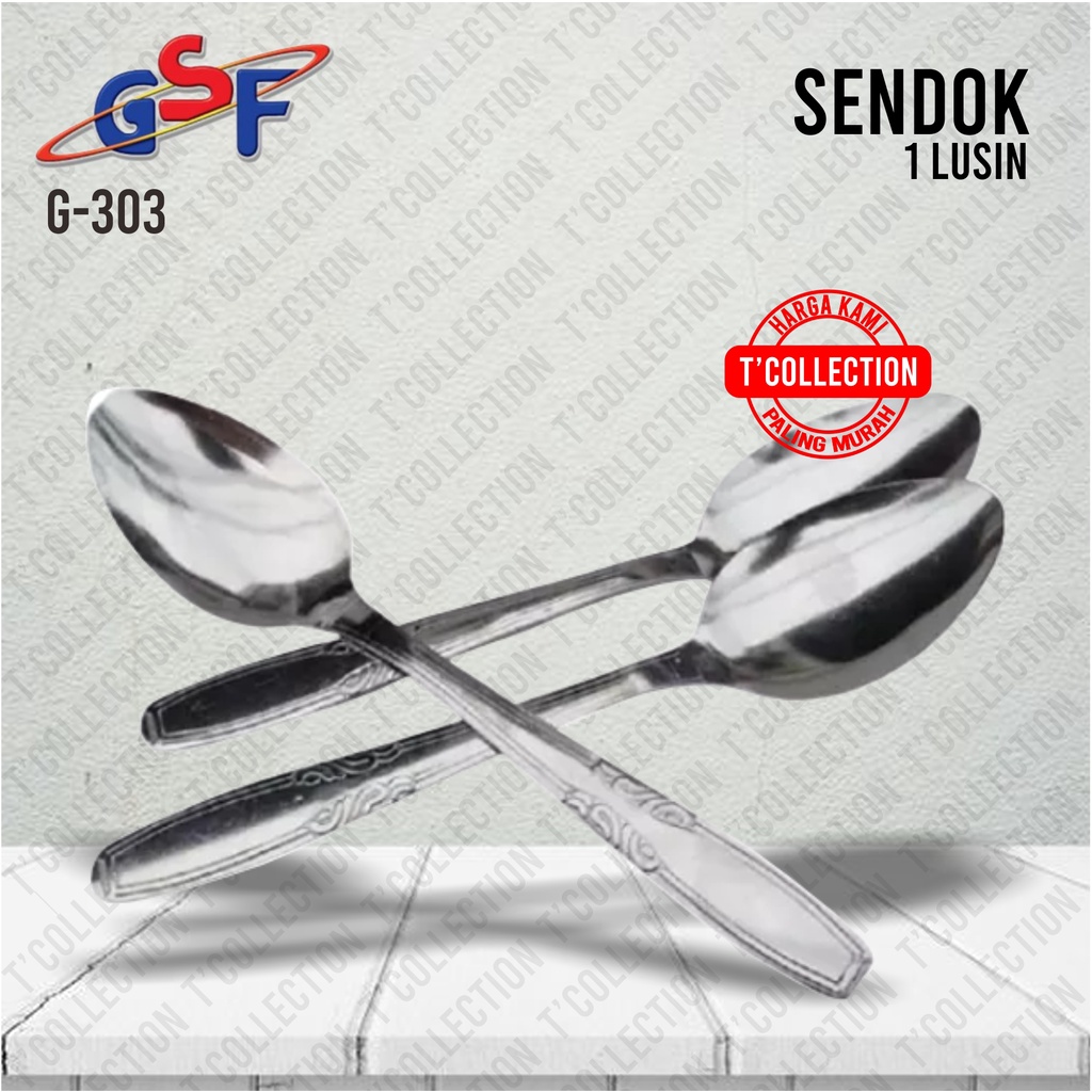 SENDOK MAKAN STAINLESS STEEL GSF G-303/GARPU G-313 GSF