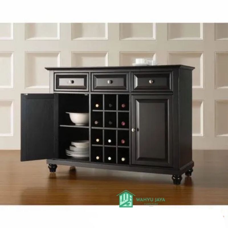 Lemari Dapur Kayu Jati