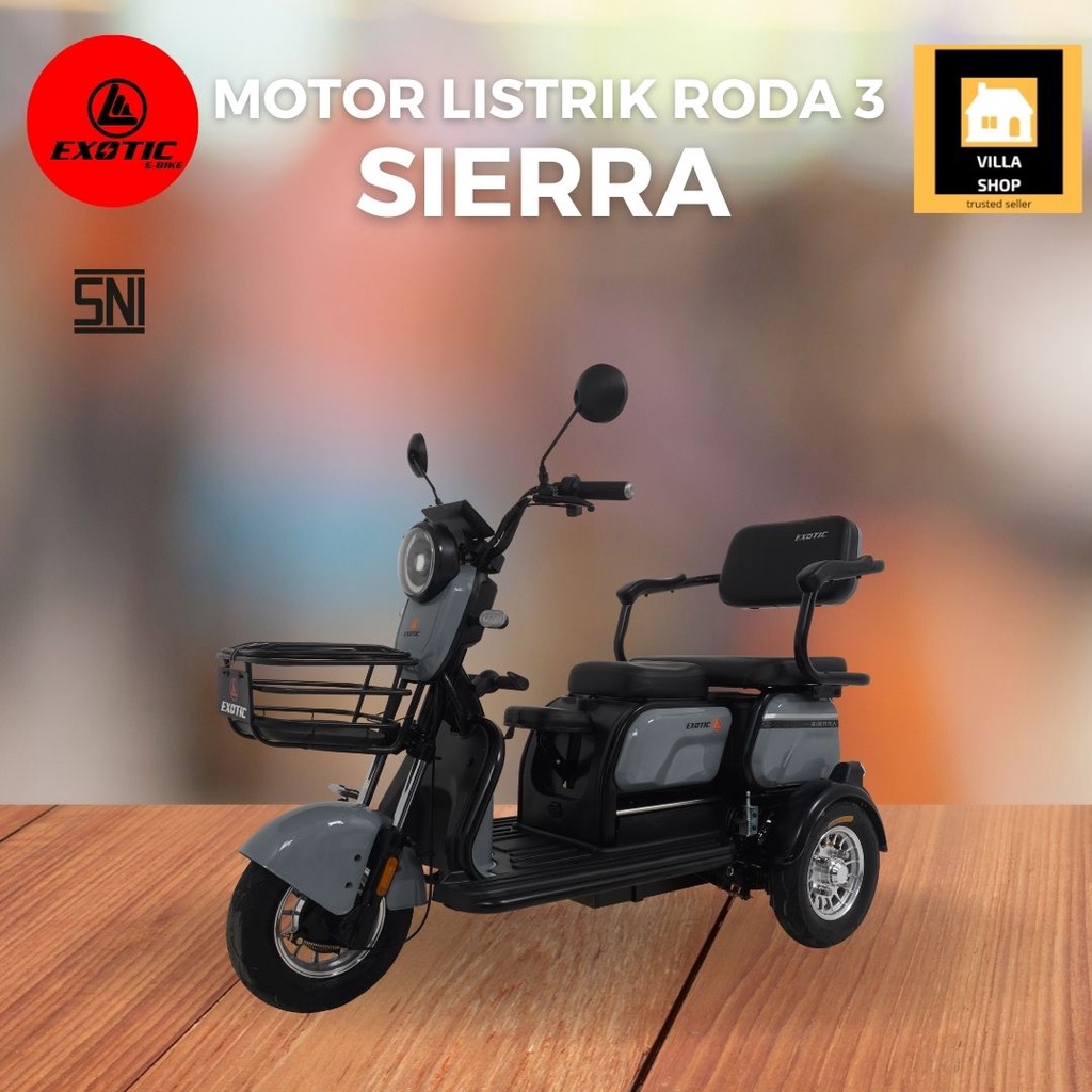 Motor Sepeda Listrik Roda 3 Sierra Motor Listrik By Pacific Ebike