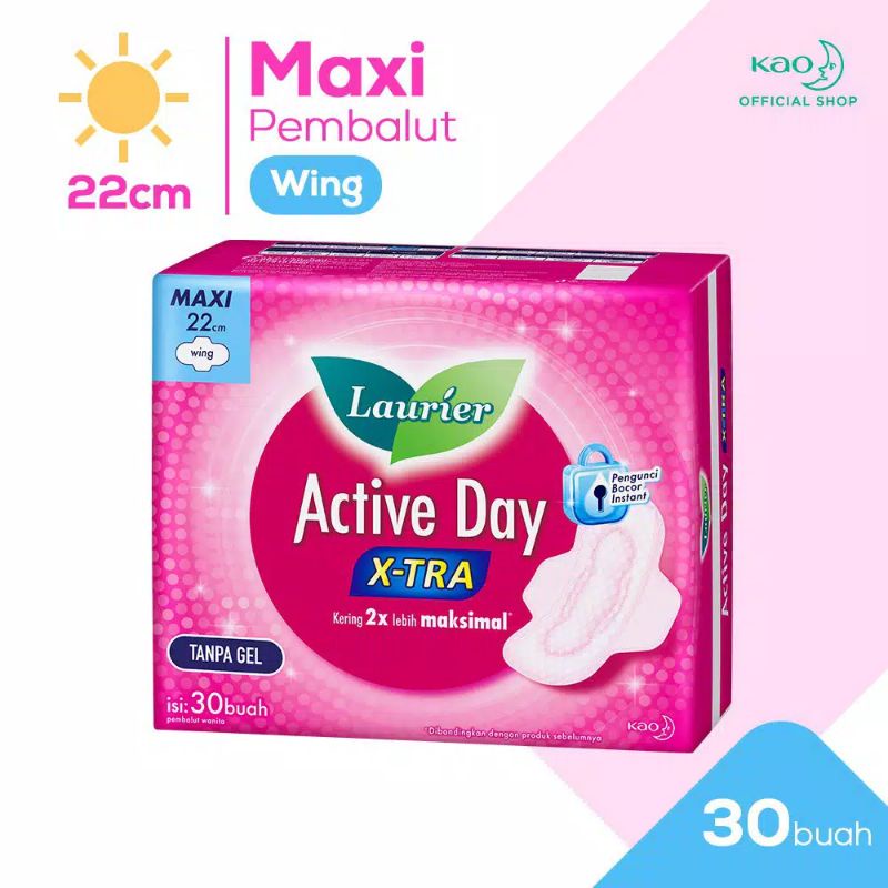 Laurier Active Day Extra Maxi Wing