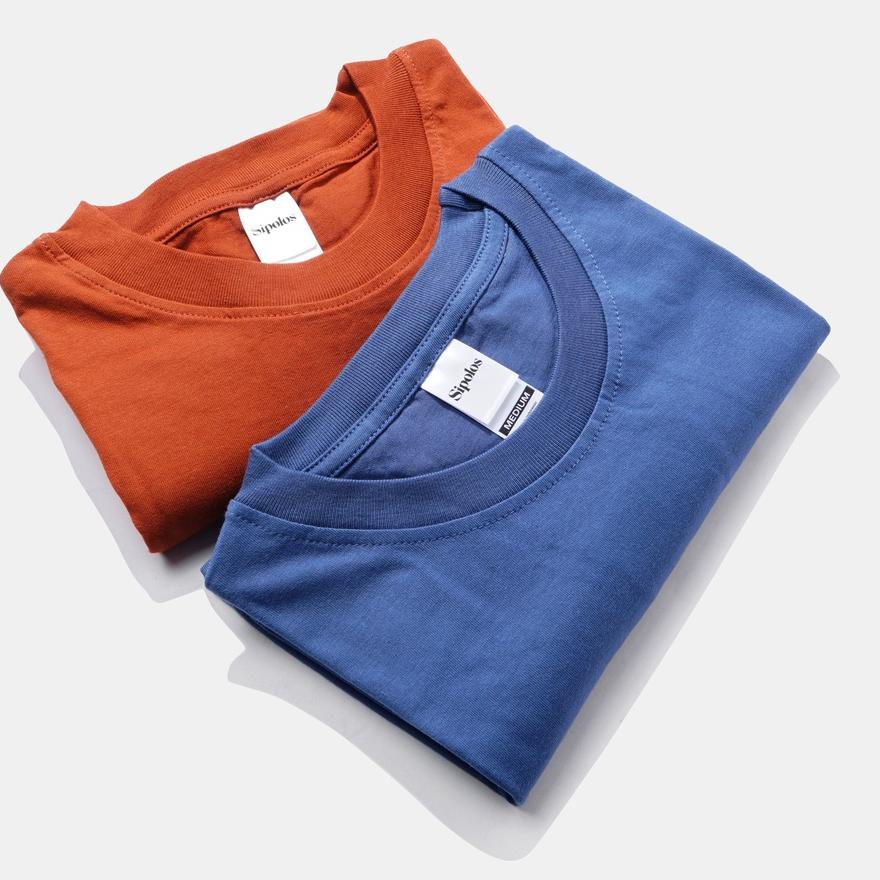 SIAP KIRIM SIPOLOS Kaos Polos Basic Combed 24s