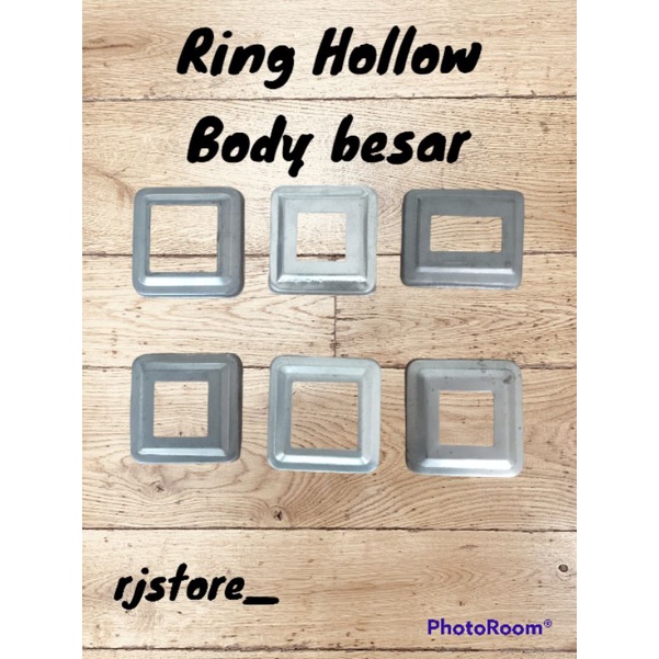 ring tapak hollow body besar ornamen aksesoris pagar besi