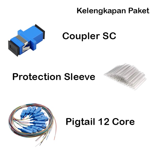 Fiber Optic OTB 12/24/48 Core SC | Drawer / No Drawer ODF OTB LENGKAP