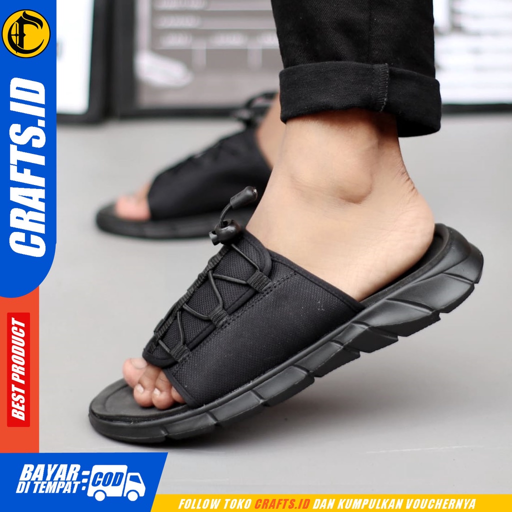 Sendal Slide Pria Sandal Slop Casual Travelling Crafts Gianis